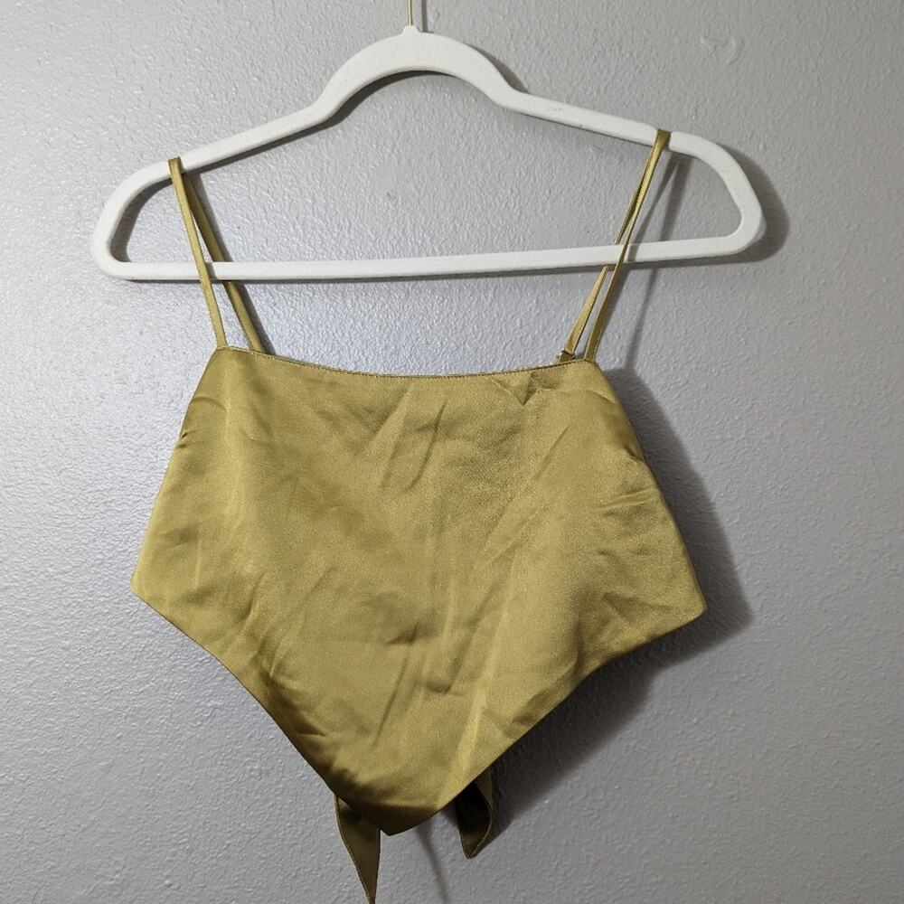 Forever 21 hanky tie back crop top
